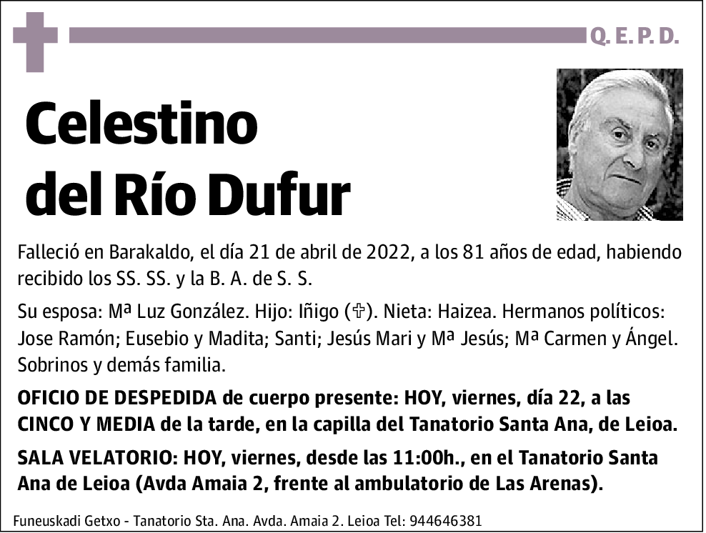 Celestino del Río Dufur