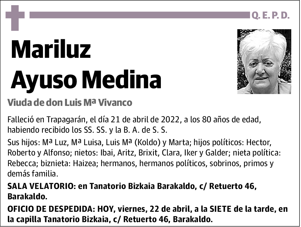 Mariluz Ayuso Medina