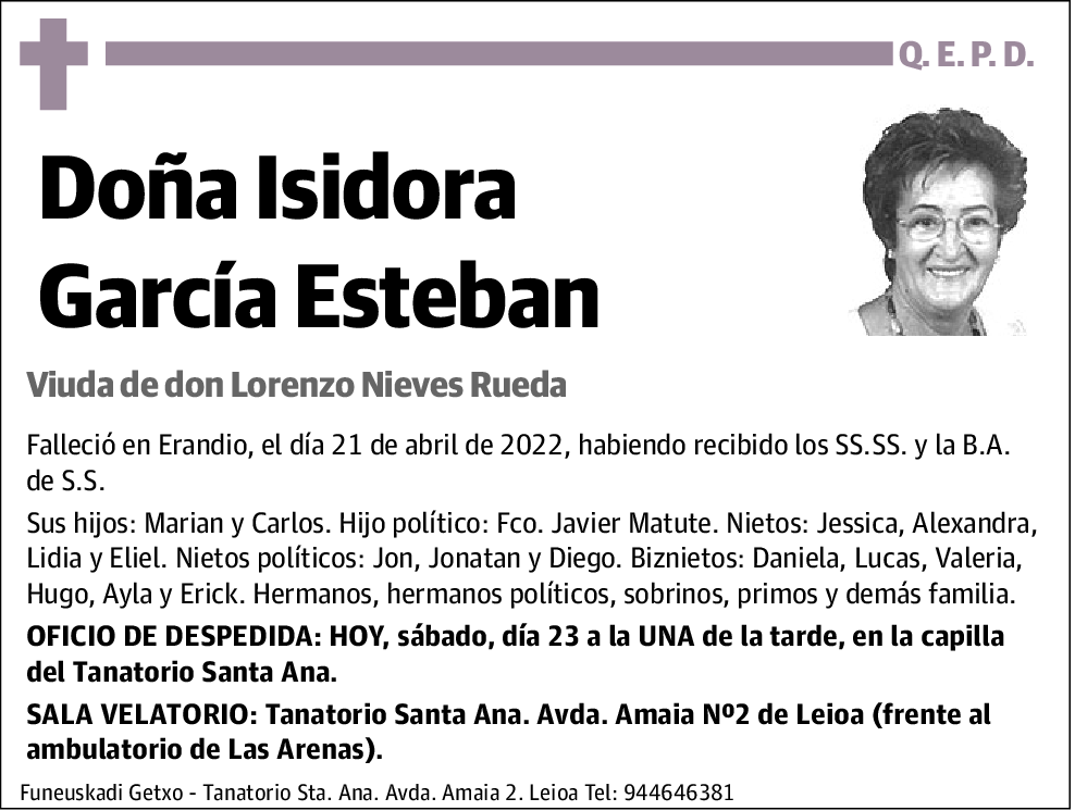 Isidora García Esteban