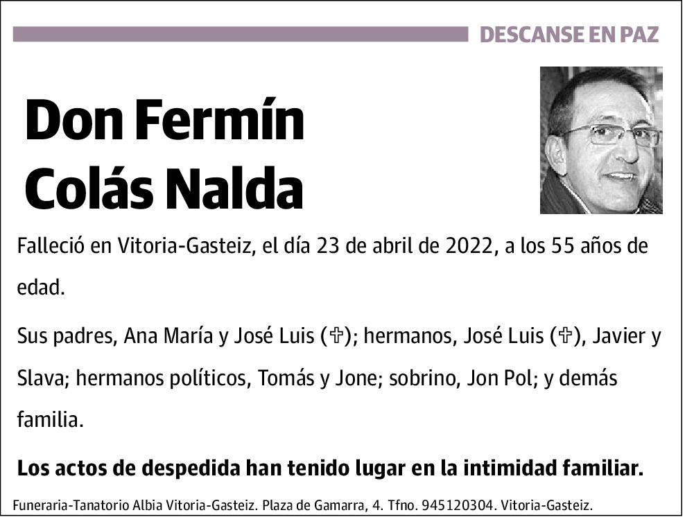 Fermín Colás Nalda