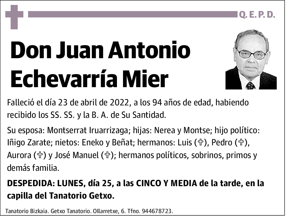 Juan Antonio Echevarría Mier