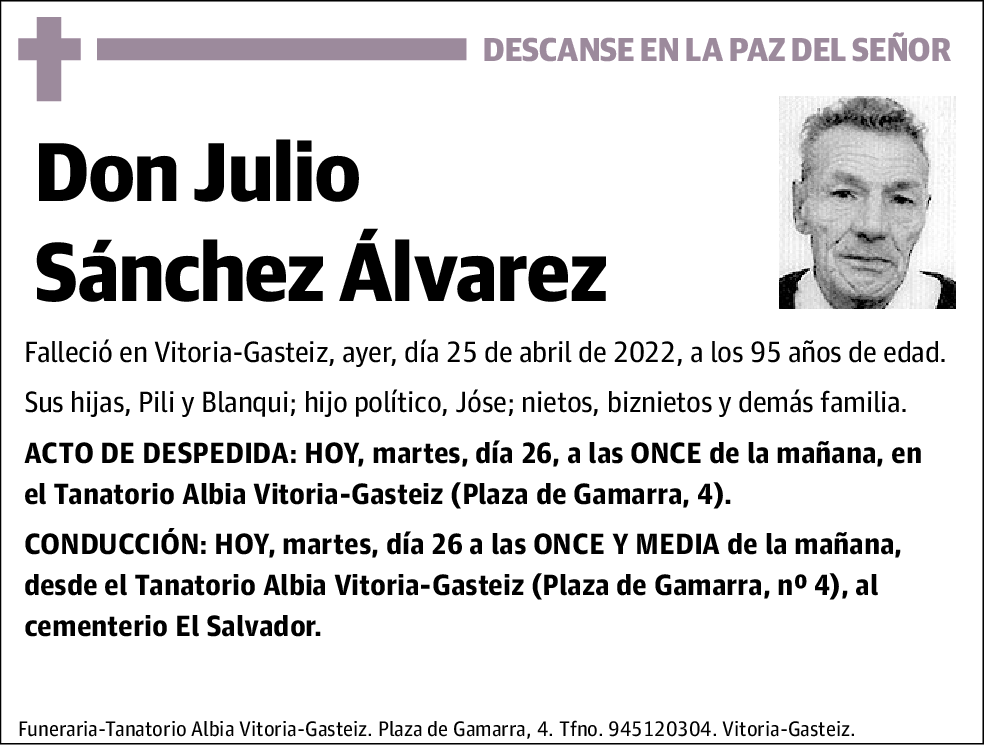 Julio Sánchez Álvarez