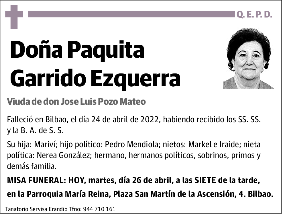 Paquita Garrido Ezquerra