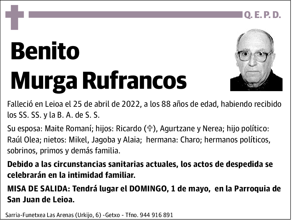 Benito Murga Rufrancos