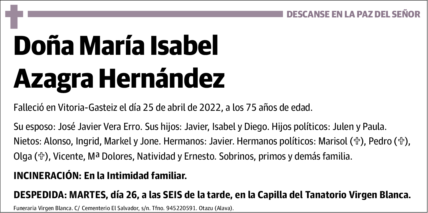 María Isabel Azagra Hernández