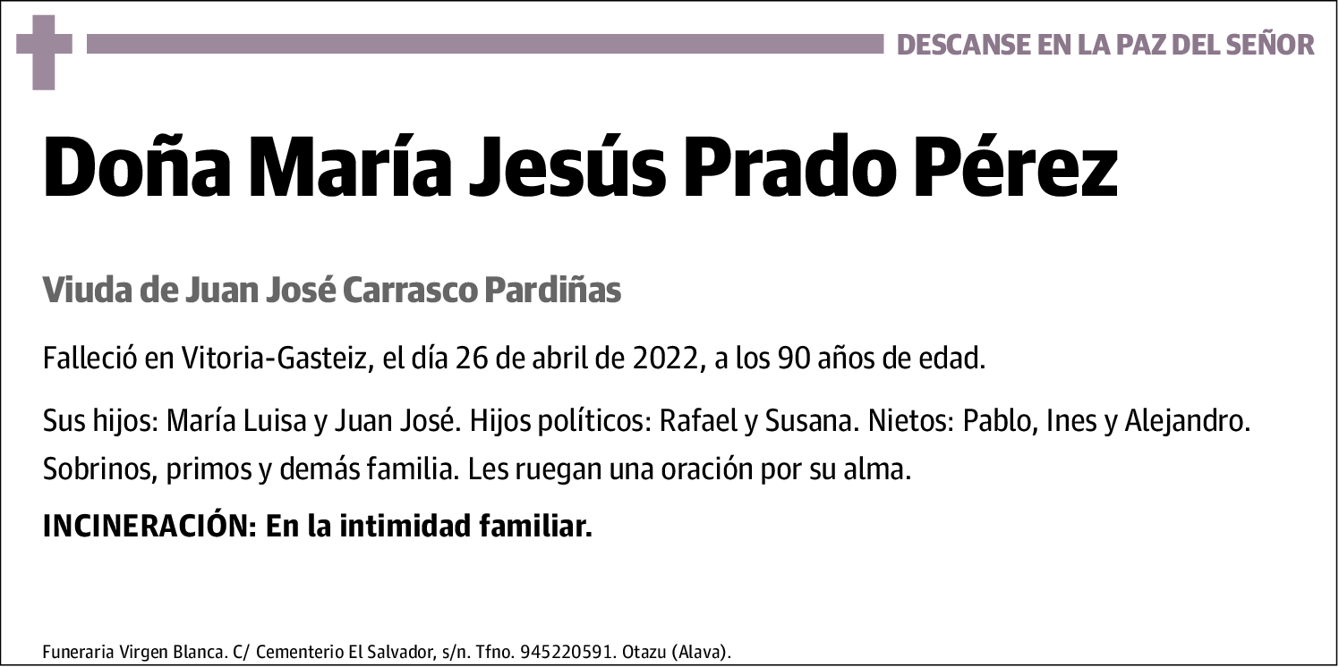 María Jesús Prado Pérez