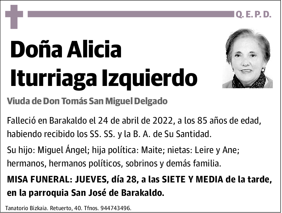 Alicia Iturriaga Izquierdo