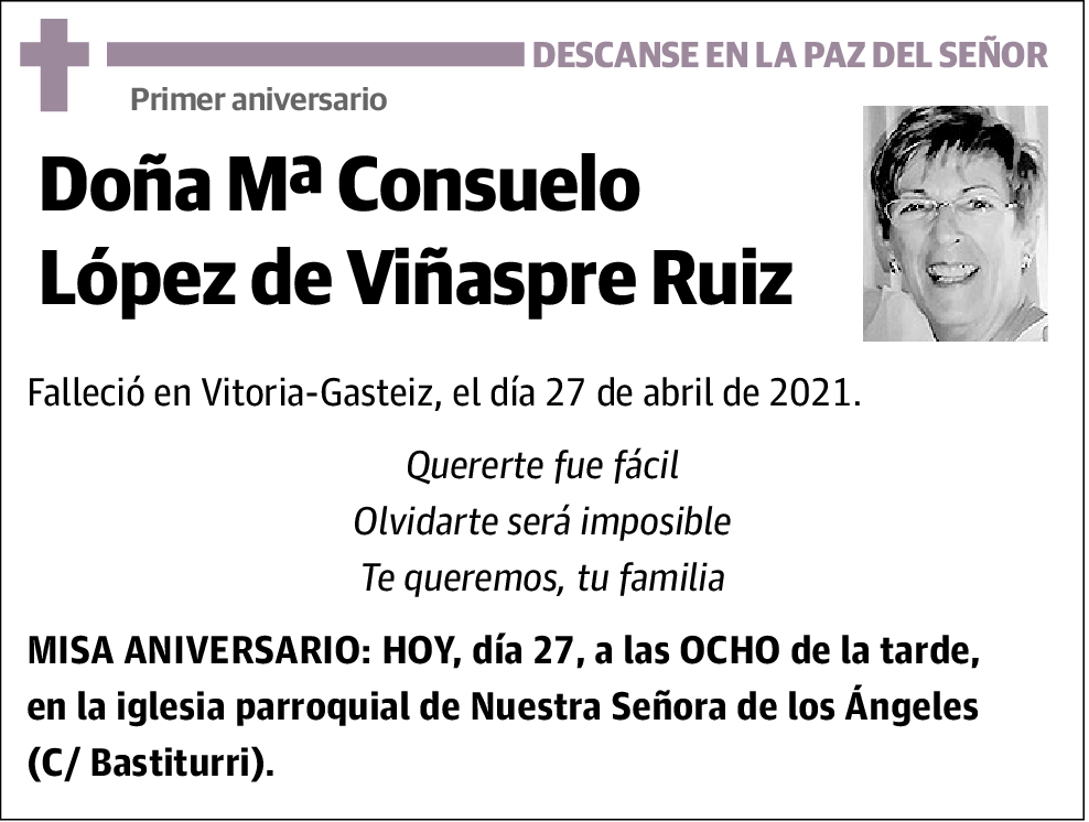 Mª Consuelo López de Viñaspre Ruiz