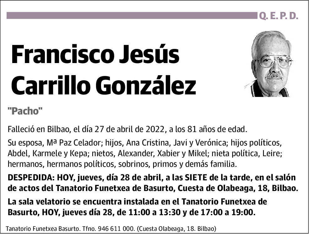 Francisco Jesús Carrillo González