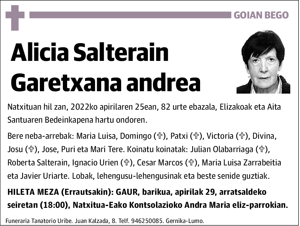 Alicia Salterain Garetxana