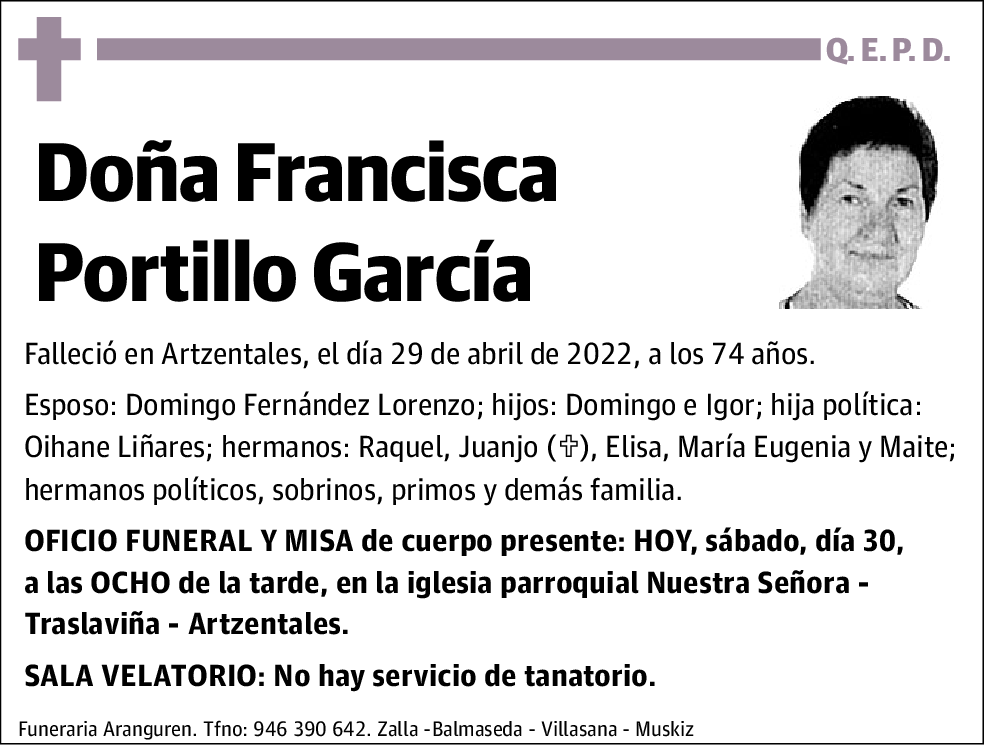 Francisca Portillo García