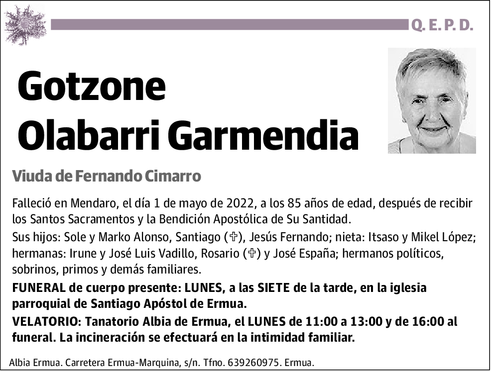 Gotzone Olabarri Garmendia