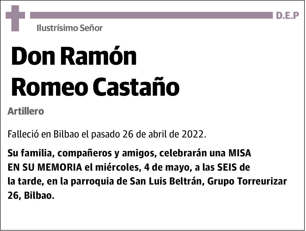 Ramón Romeo Castaño