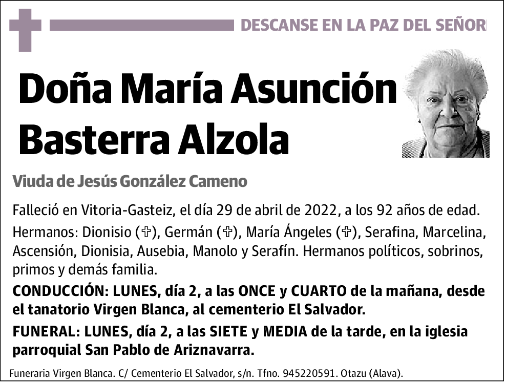 María Asunción Basterra Alzola