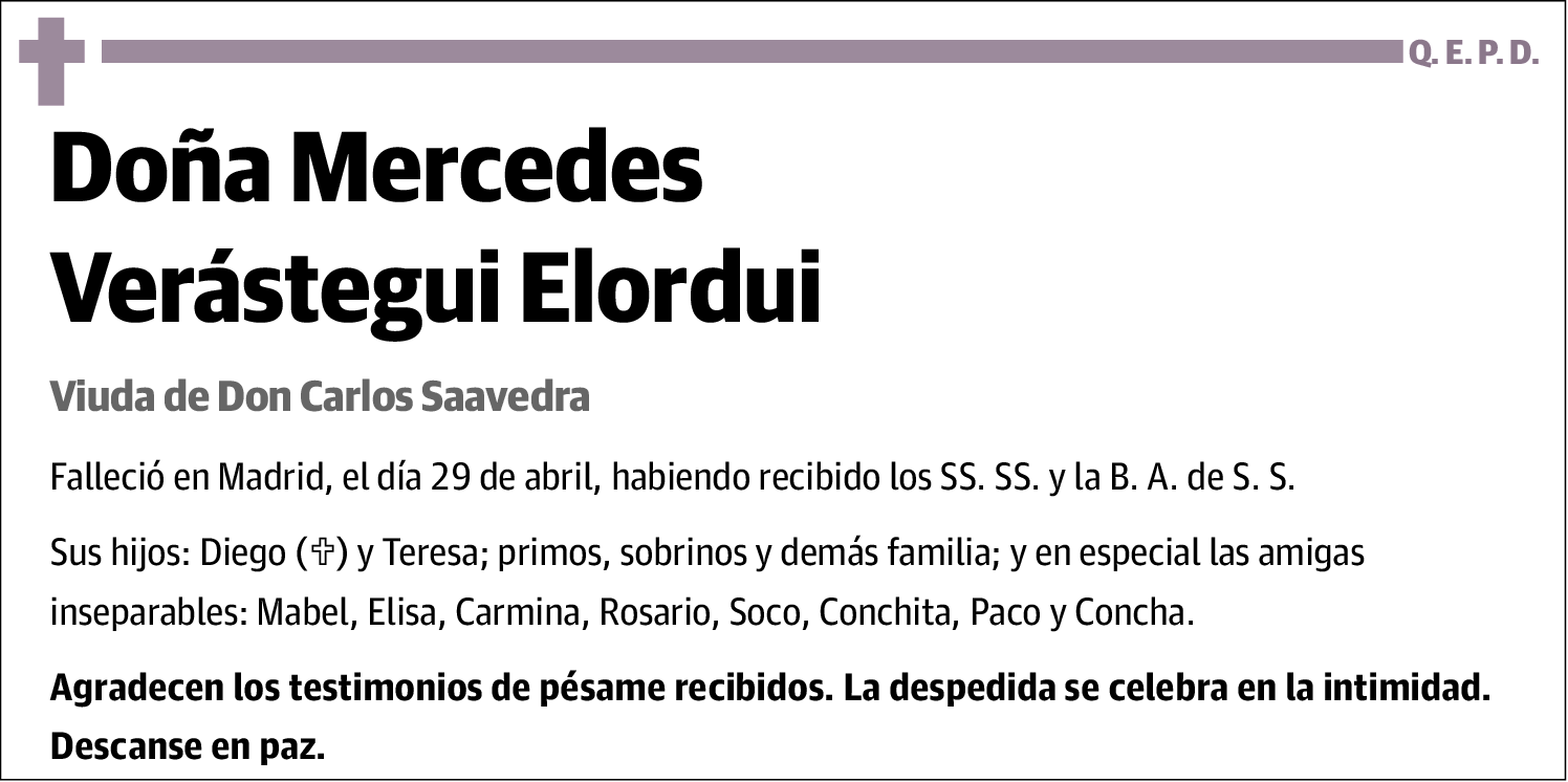 Mercedes Verástegui Elordui