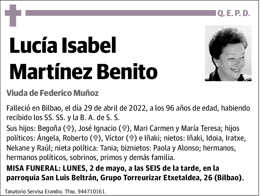 Lucía Isabel Martínez Benito