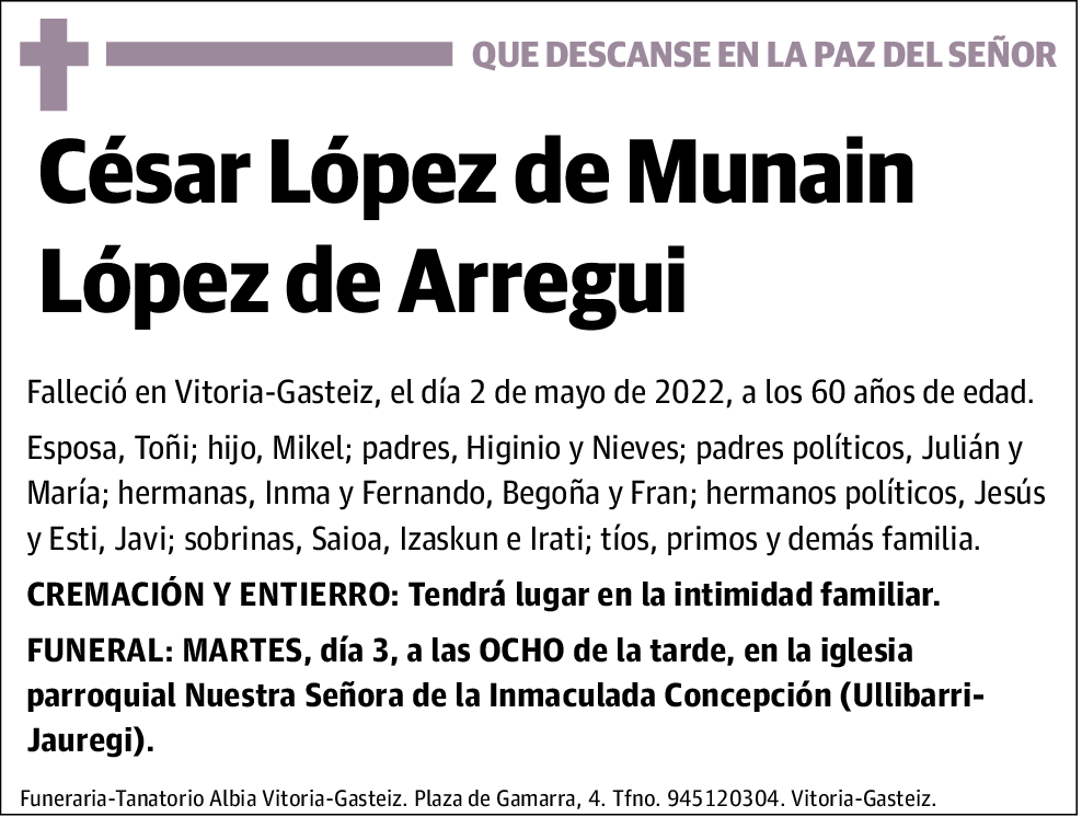 César López de Munain López de Arregui