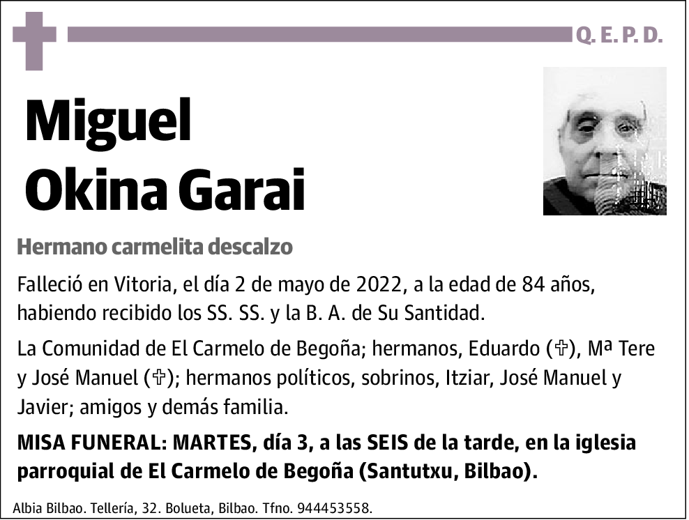 Miguel Okina Garai