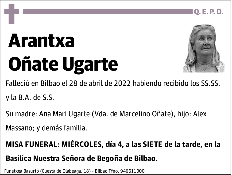 Arantxa Oñate Ugarte