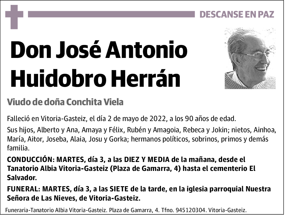 José Antonio Huidobro Herrán