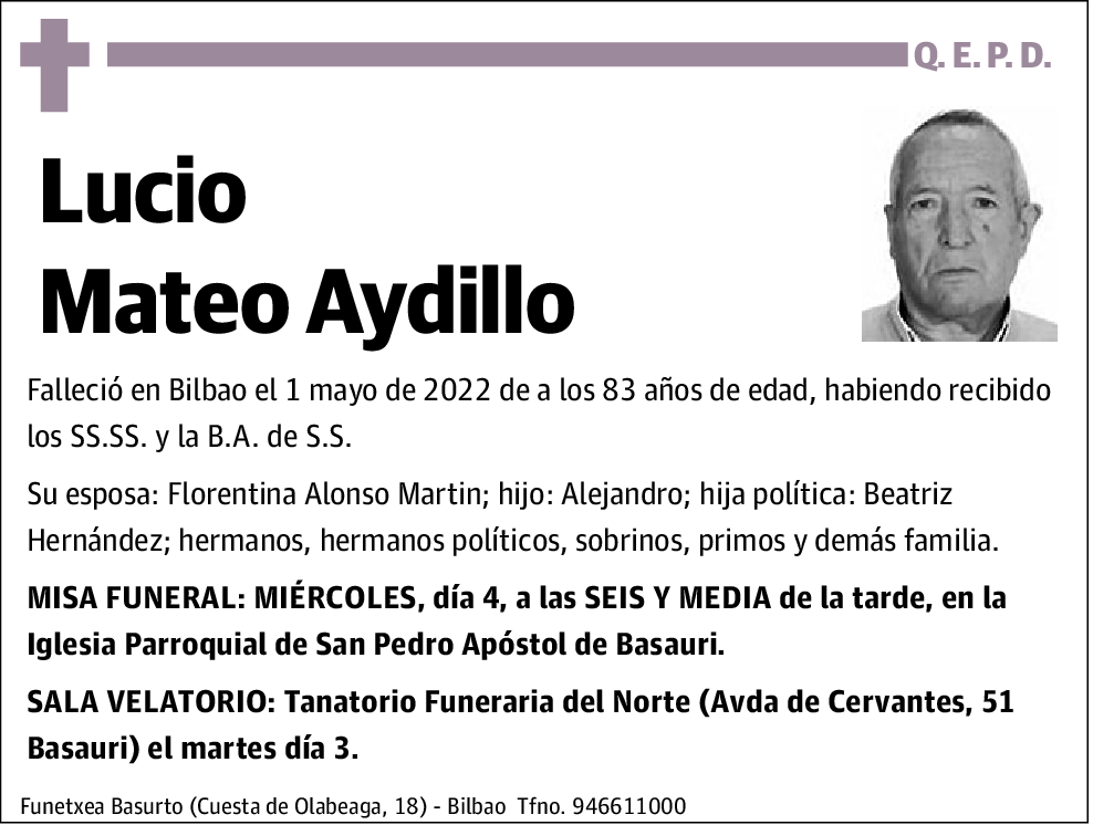 Lucio Mateo Aydillo