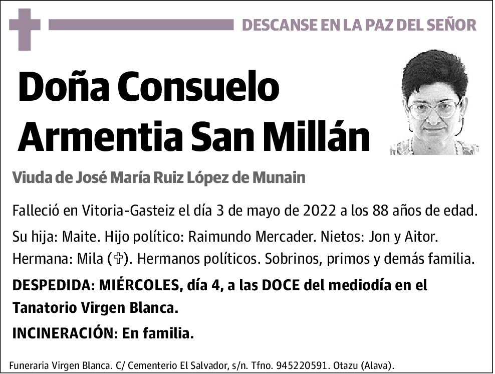 Consuelo Armentia San Millán