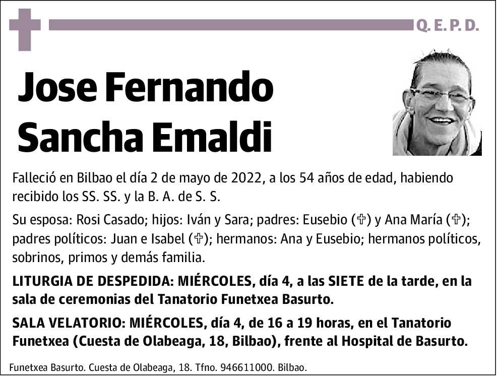 Jose Fernando Sancha Emaldi