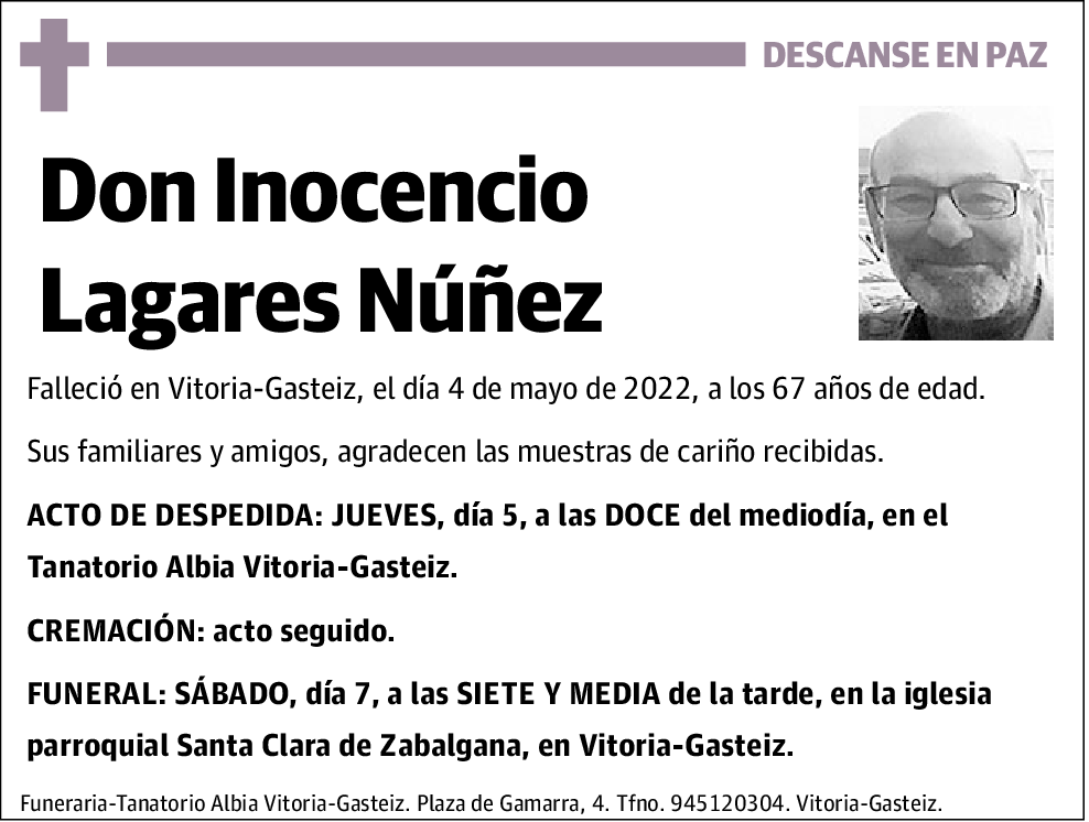 Inocencio Lagares Núñez