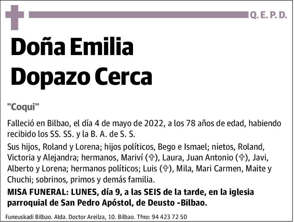 Emilia Dopazo Cerca