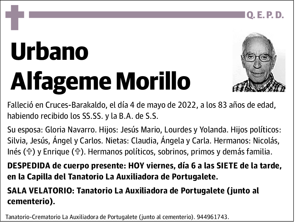 Urbano Alfageme Morillo