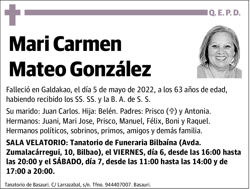 Mari Carmen Mateo González