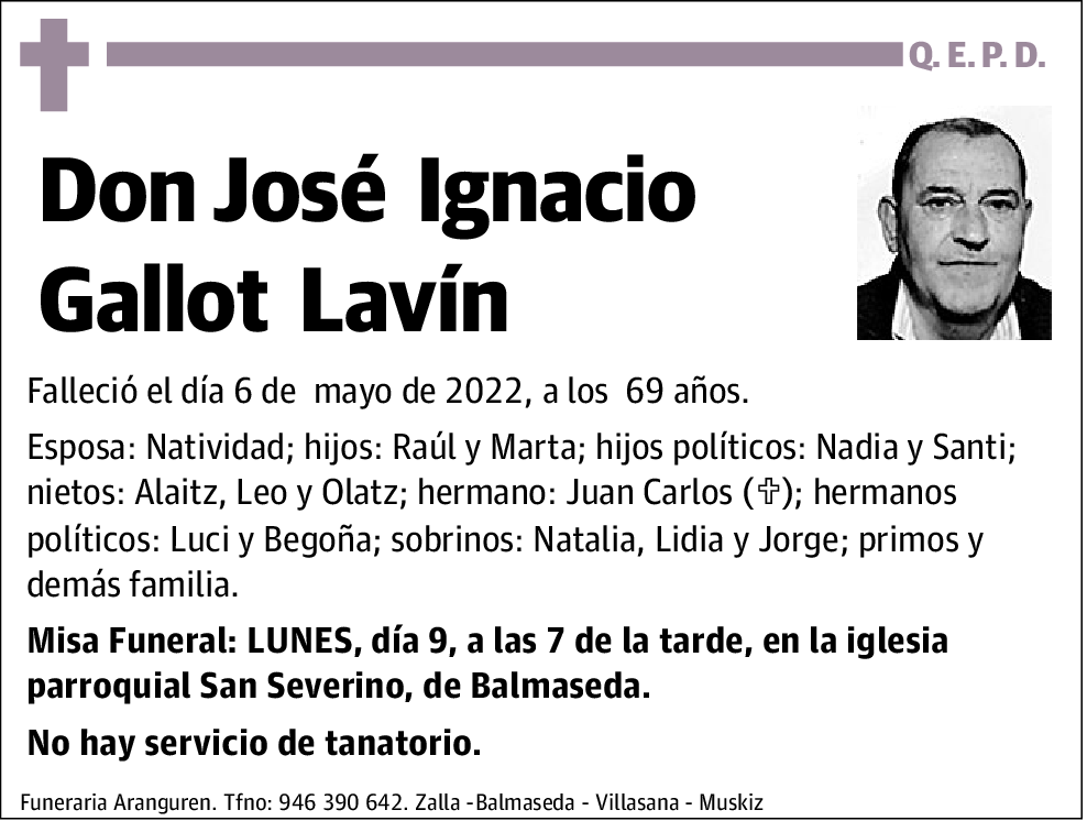 José Ignacio Gallot Lavín