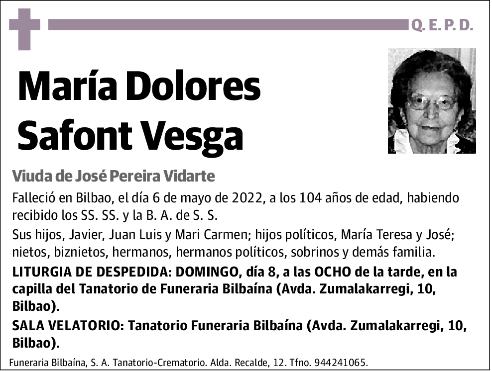 María Dolores Safont Vesga