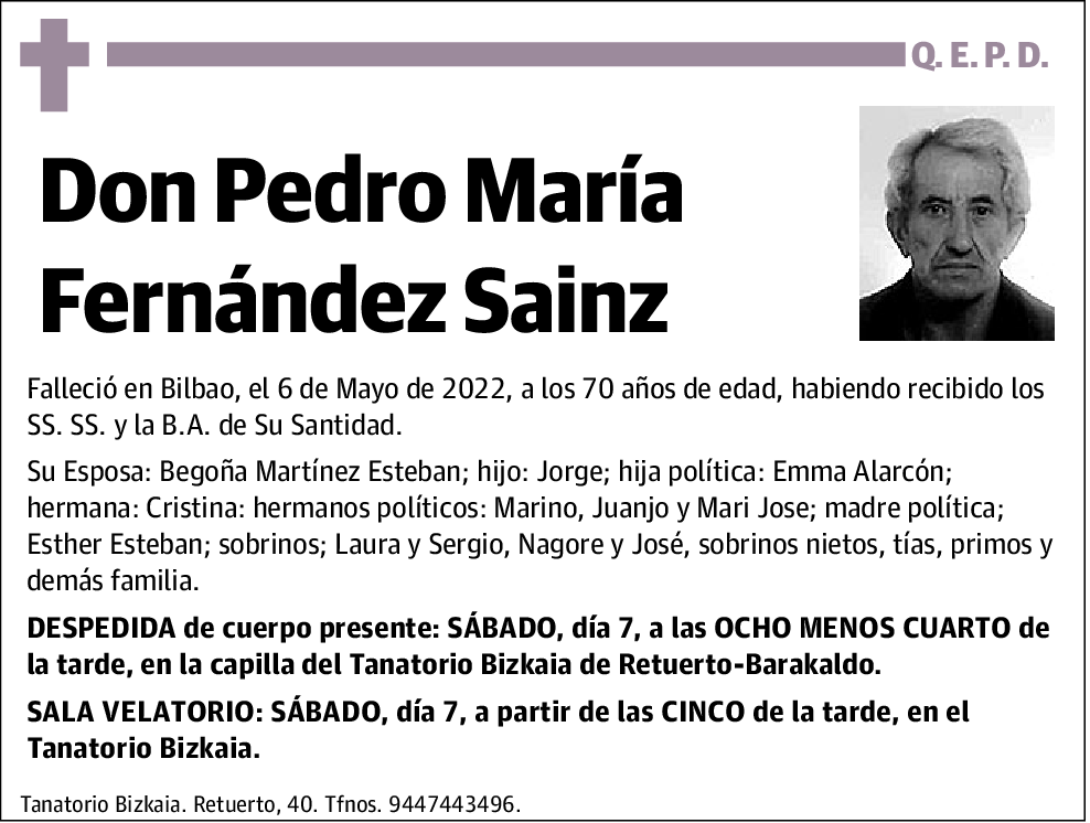 Pedro María Fernández Sainz