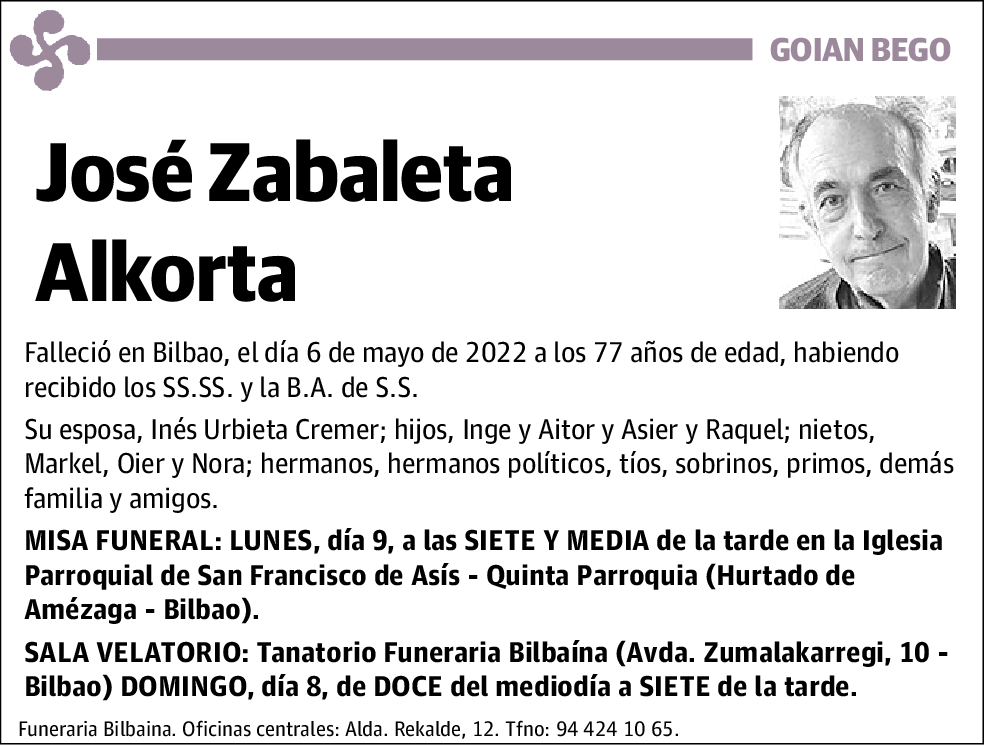 José Zabaleta Alkorta