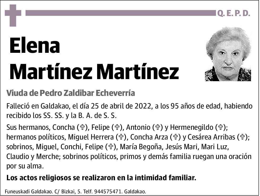 Elena Maríinez Martínez