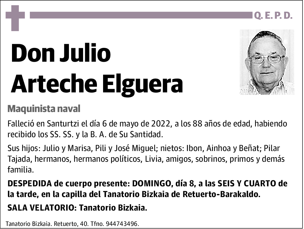 Julio Arteche Elguera