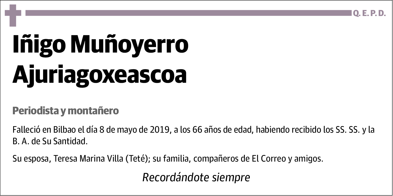 Iñigo Muñoyerro Ajuriagoxeascoa