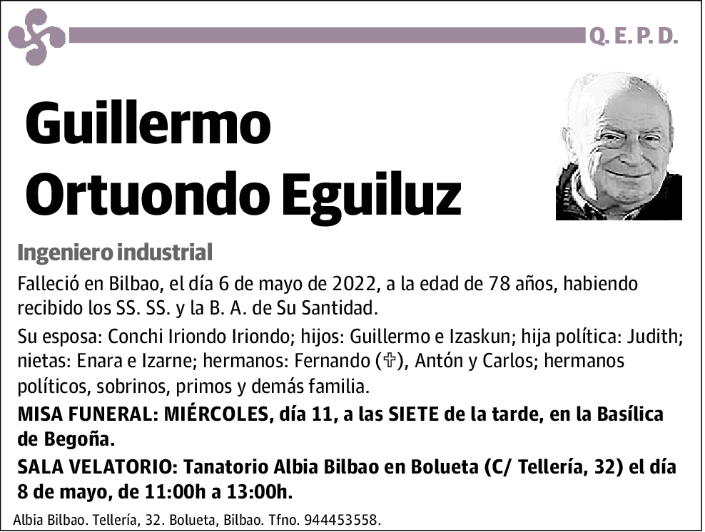 Gillermo Ortuondo Eguluz