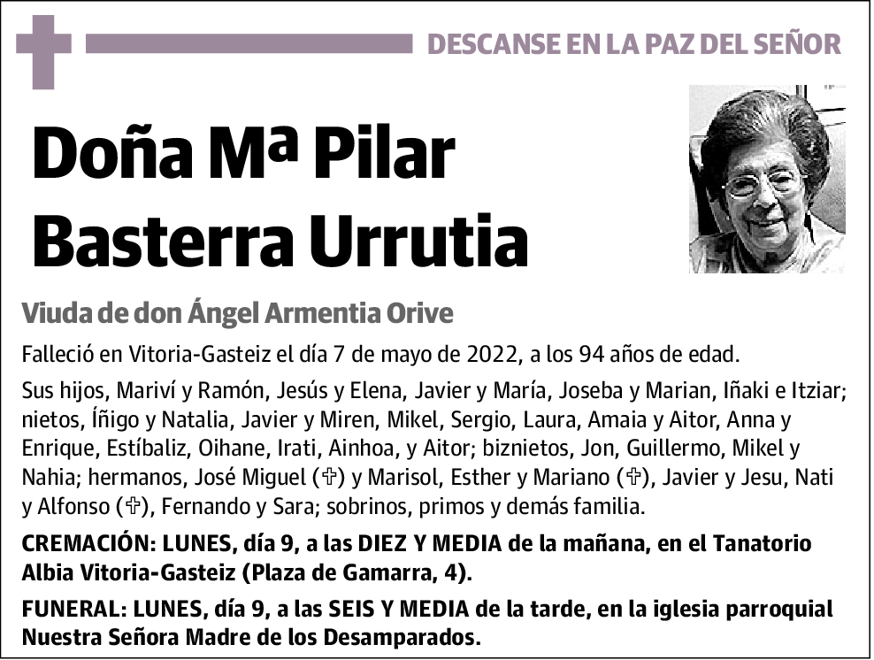 María Pilar Basterra Urrutia