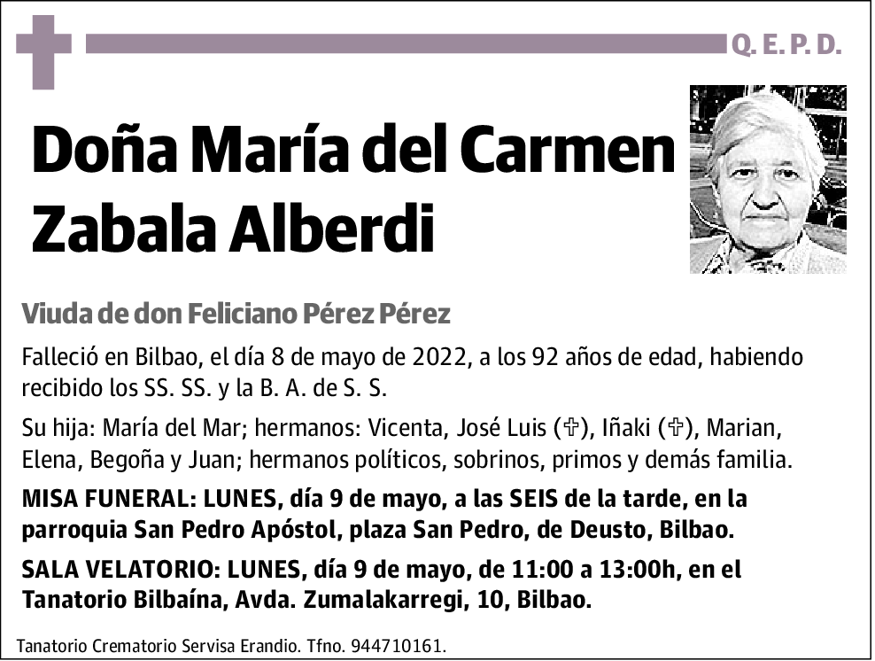 María del Carmen Zabala Alberdi