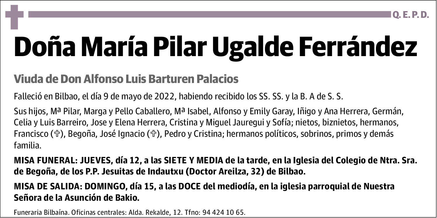 María Pilar Ugalde Ferrández