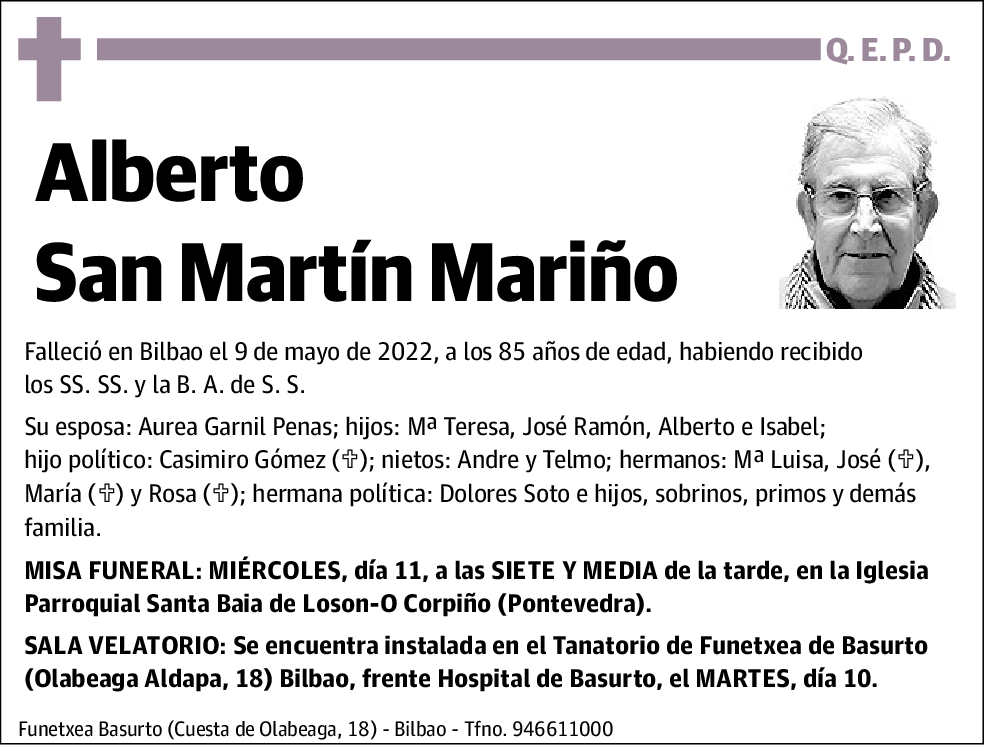 Alberto San Martín Mariño