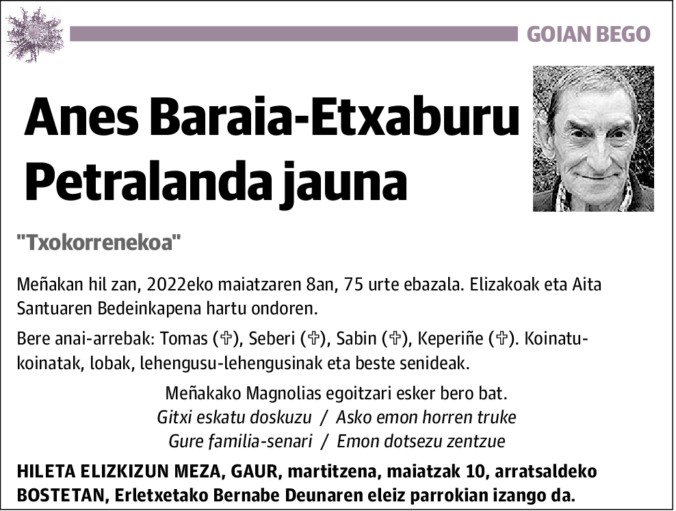 Anes Baraia-Etxaburu Petralanda