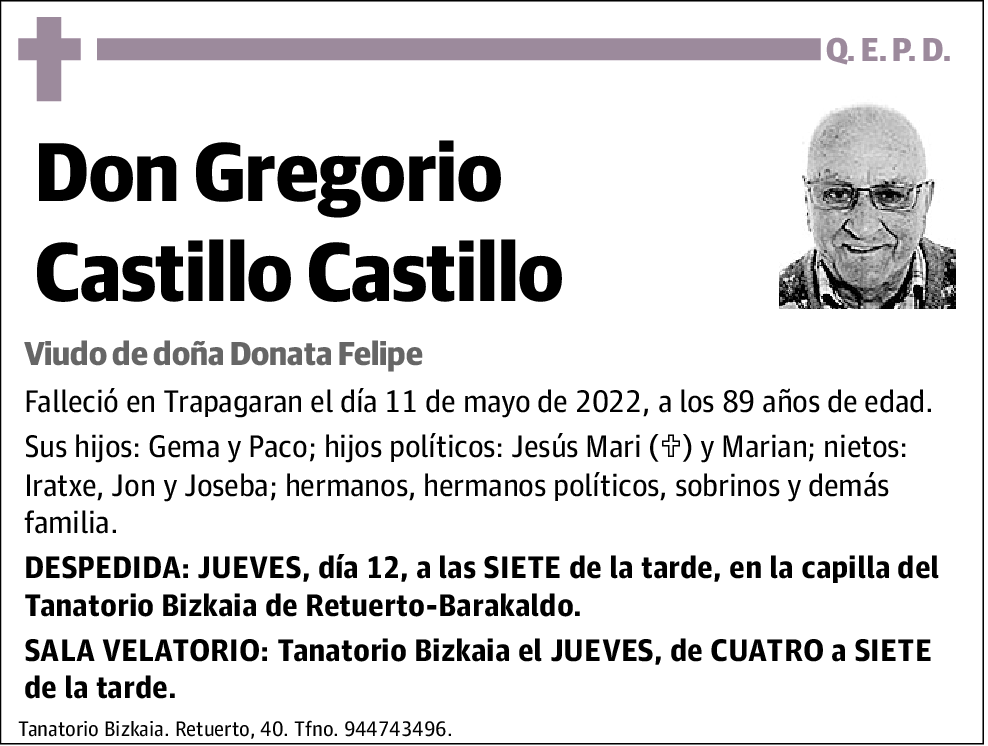 Gregorio Castillo Castillo