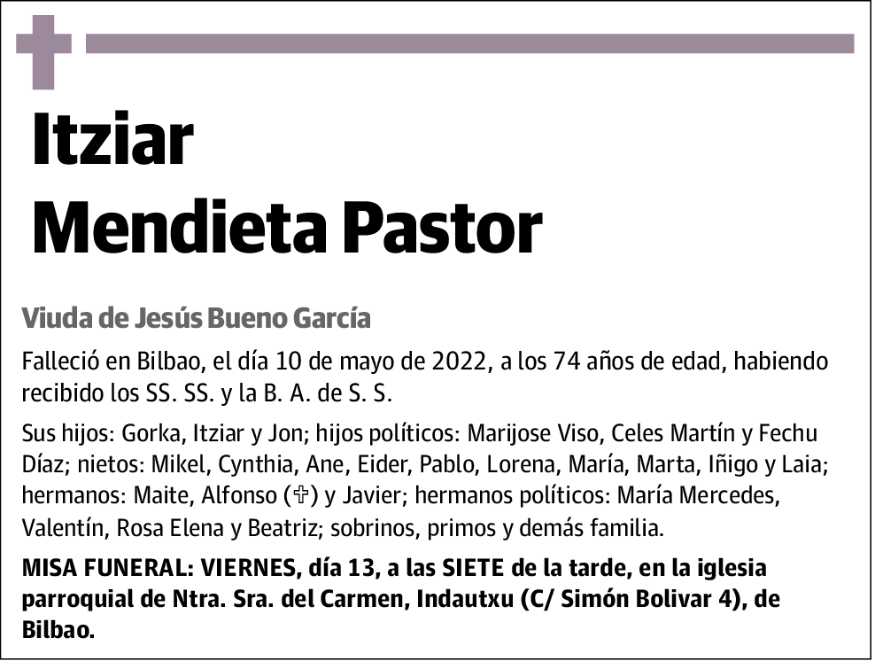 Itziar Mendieta Pastor