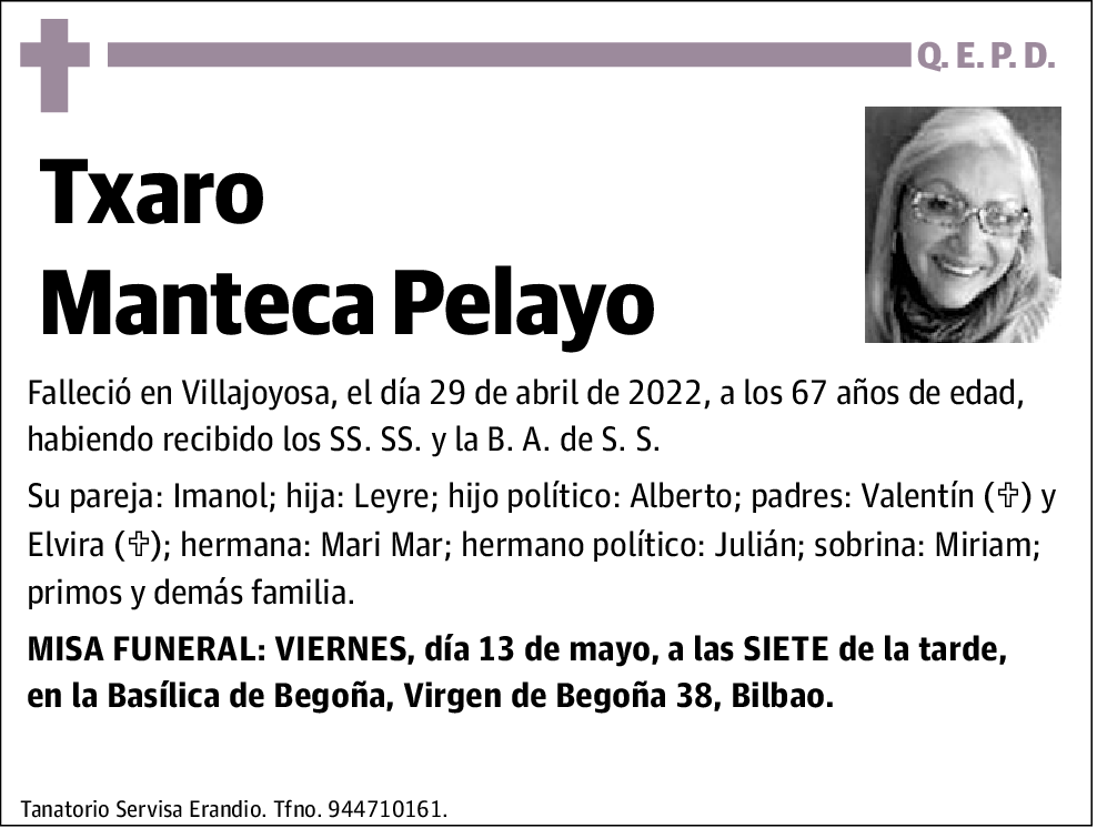 Txaro Manteca Pelayo