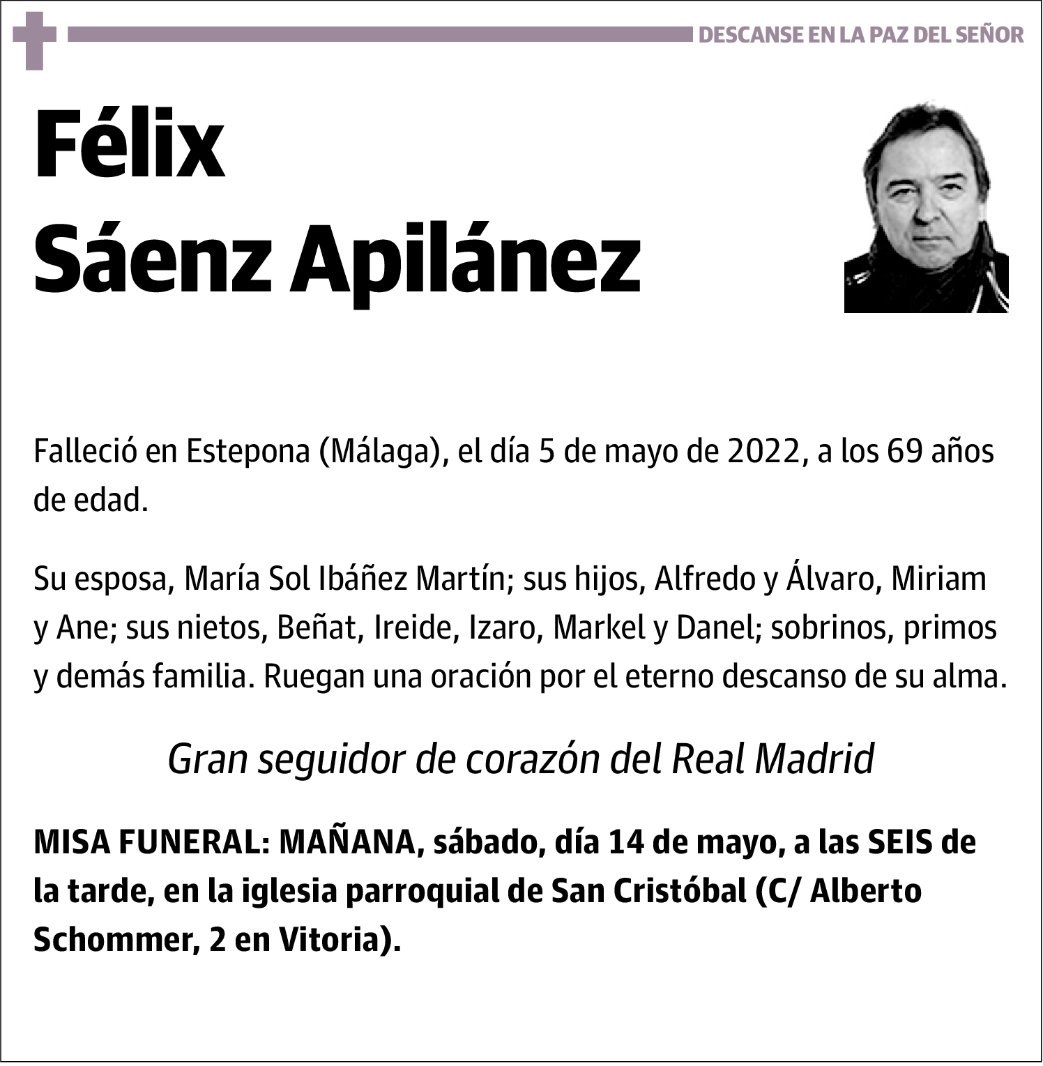 Félix Sáenz Apilánez