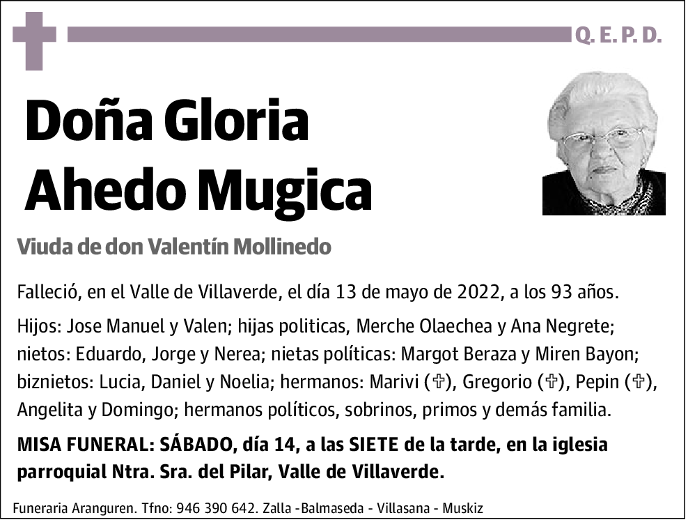 Gloria Ahedo Mugica