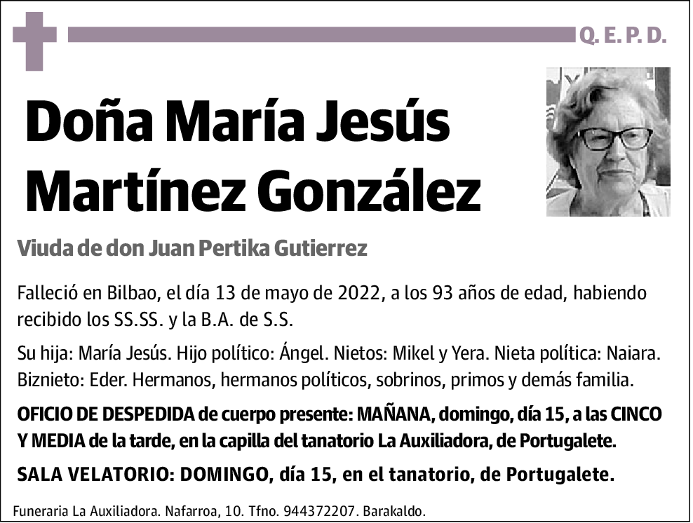 María Jesús Martínez González